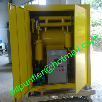 ZY Single-stage Insulating Oil Fluids Purifier, Small Transformer Oil Filtration Plant
